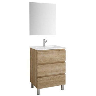 Eviva Vigo 24″ Bathroom Vanity With White Integrated Porcelain Sink Vanity Eviva